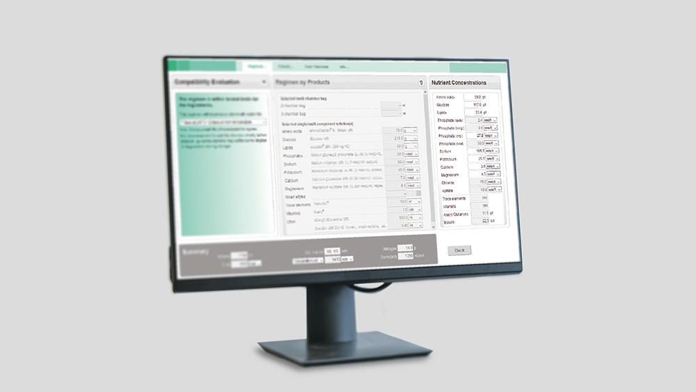 Muchos datos mostrados en un monitor
