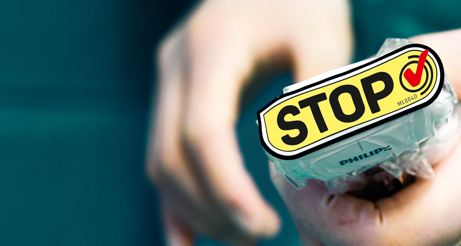 Pantalla «STOP» de Ezcover